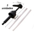 Kit 3 Un Pump dosador de 7,5ml para garrafas de ate 1 l itro Vora